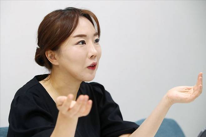 양소영 더불어민주당 전국대학생위원장이 지난 14일 의원회관에서 데일리안과 인터뷰를 하고 있다. ⓒ데일리안 홍금표 기자