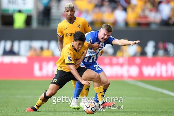 득점포를 가동한 황희찬이 주전 경쟁에서 청신호를 켰다.(사진=게티이미지)