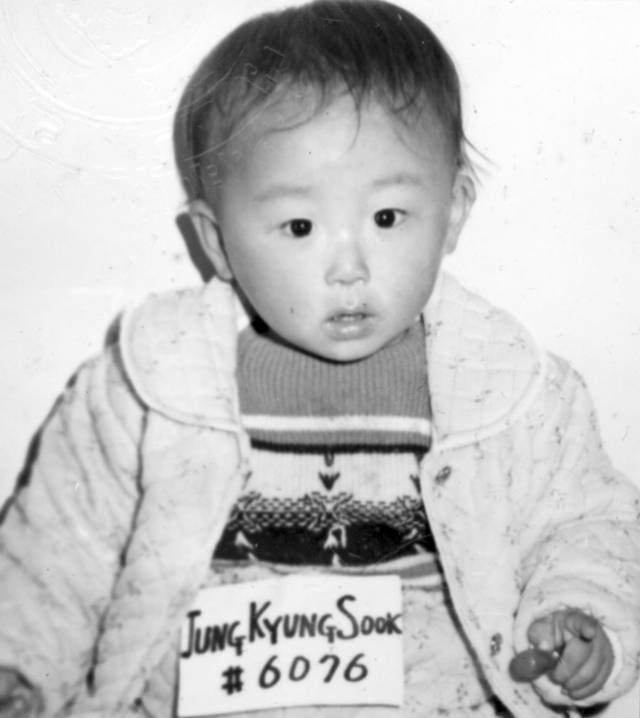 ▲필자의 입양 당시 모습. ⓒ정경숙