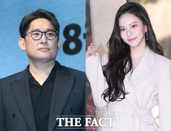 한재림 감독(왼쪽)과 배우 이열음이 21세 나이 차를 극복하고 사랑을 키워가고 있다. /더팩트 DB