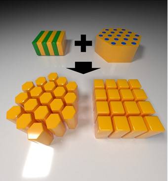 벌집(허니콤)&nbsp;모양에 착한한 나노 패턴을 나타낸 그래픽. 포스텍 제공
