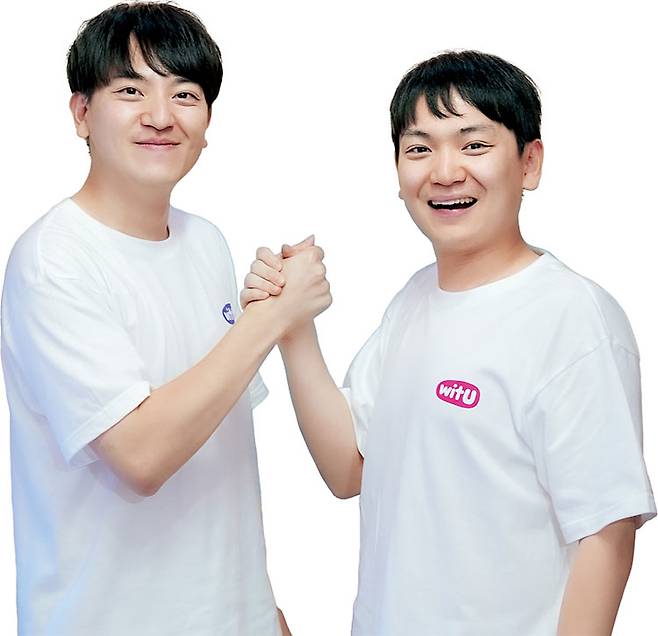 차재승(오른쪽) 윗유 대표(CEO)부경대 경영학 중퇴차민승 윗유 최고운영책임자(COO) 국민대 도자공예학 사진 윗유