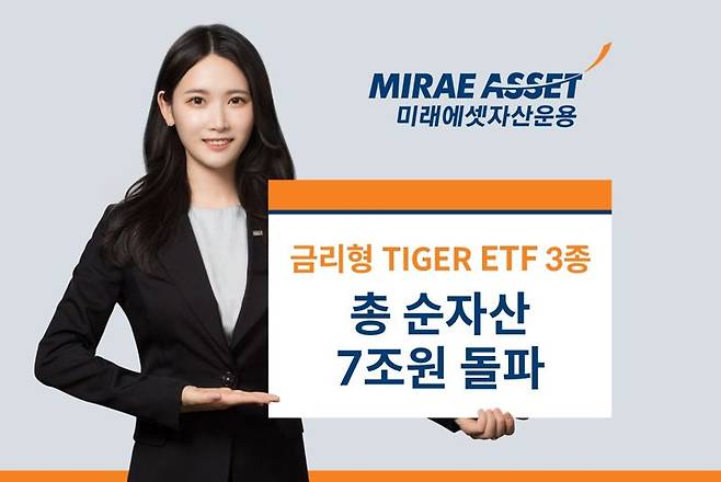 미래에셋, '금리형 TIGER ETF' 3종 총 순자