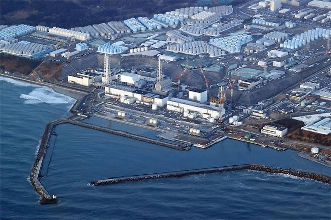 일본 후쿠시마현에 위치한 후쿠시마 다이치 원자력발전소 전경. AP연합뉴스