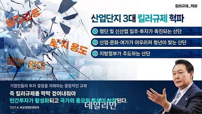 산업단지 3대 킬러규제 혁파.ⓒ산업통상자원부