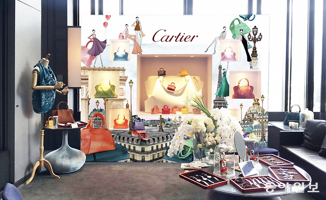 김재석 작가가 프랑스 명품브랜드 까르띠에와 협업한 작품. 사진제공 김재석 작가