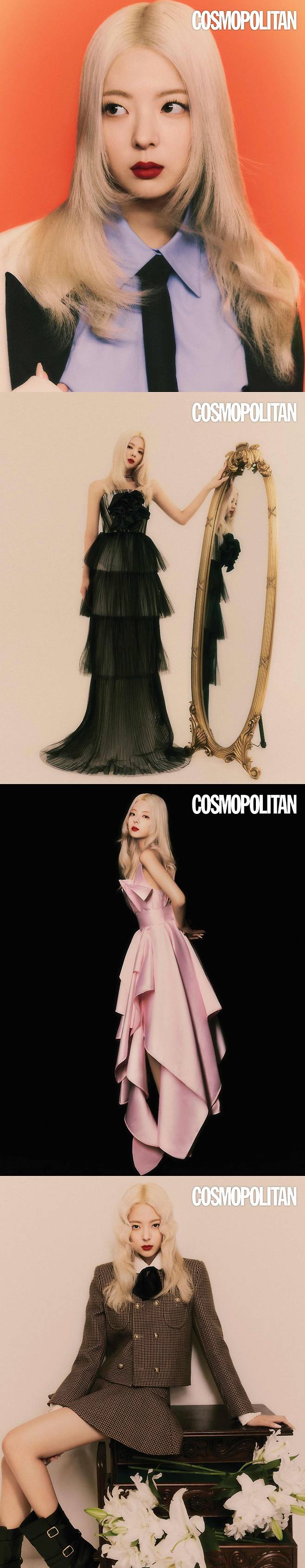 있지 리아 화보. 코스모폴리탄 갈무리