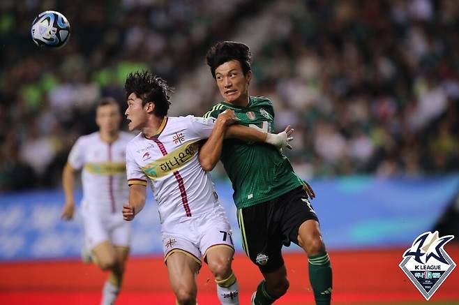 ▲ 전북 현대와 대전 하나시티즌이 28라운드에서 만났다. ⓒ한국프로축구연맹