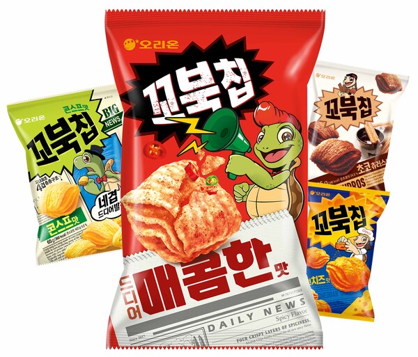 매콤한 꼬북칩 / 사진=오리온