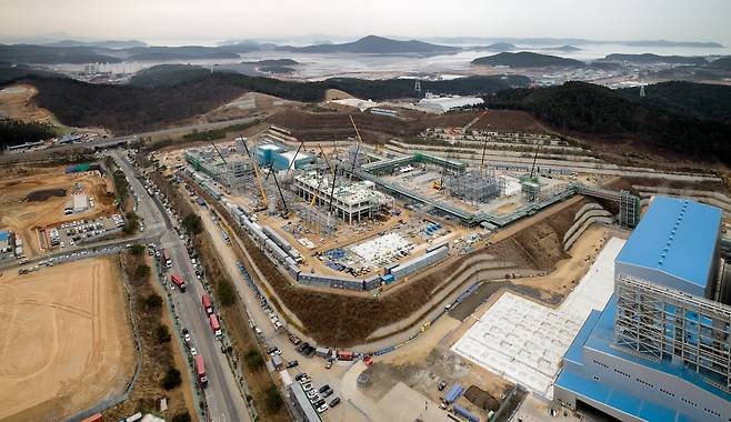 LG화학의 충남 대산 공장 신규 건설 부지. 사진=LG화학 제공