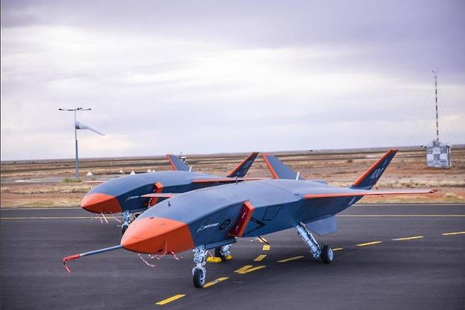 보잉의 AI 드론 MQ-28 [보잉 엑스 계정 캡쳐. 재판매 및 DB 금지]