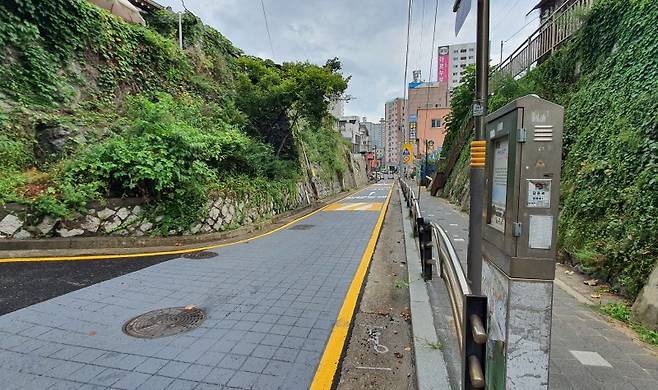 인천광역시 골목길 재생 시범사업 대상지로 선정된 일대.