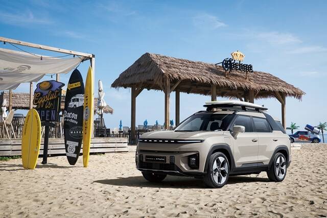 KG 모빌리티가 이달 중 출시할 예정인 중형급 전동화 SUV '토레스 EVX'. /KG 모빌리티