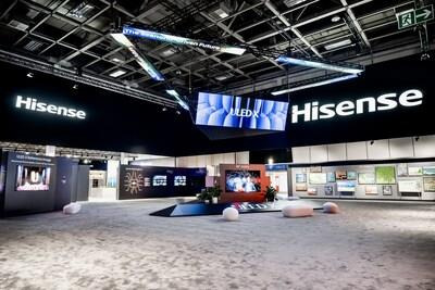 Hisense attends IFA 2023 under the theme of "Go Tech, and Beyond" (PRNewsfoto/Hisense)