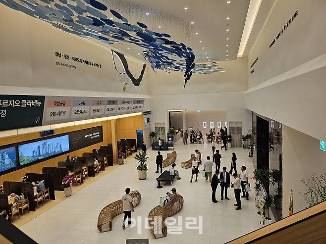 서울 서초구 양재동 일원에서 지난 1일 ‘상도푸르지오클라베뉴’ 모델하우스가 문을 열었다. (사진=신수정 기자)