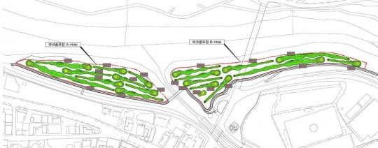 파크골프장 계획도 [홍성군 제공]