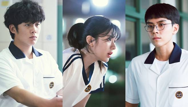 '무빙'의 초반 흥행을 이끈 봉석(이정하)·희수(고윤정)·강훈(김도훈). 사진제공=디즈니+