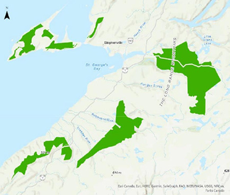 4 sites on which the Nujio’qonik project has been approved for use. [Courtesy of SK ecoplant]