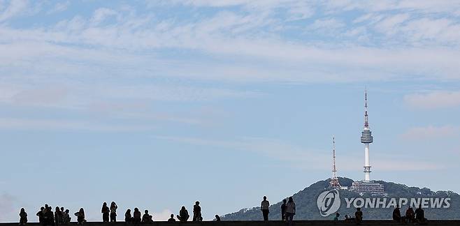 가을 푸른 하늘 [연합뉴스 자료사진]