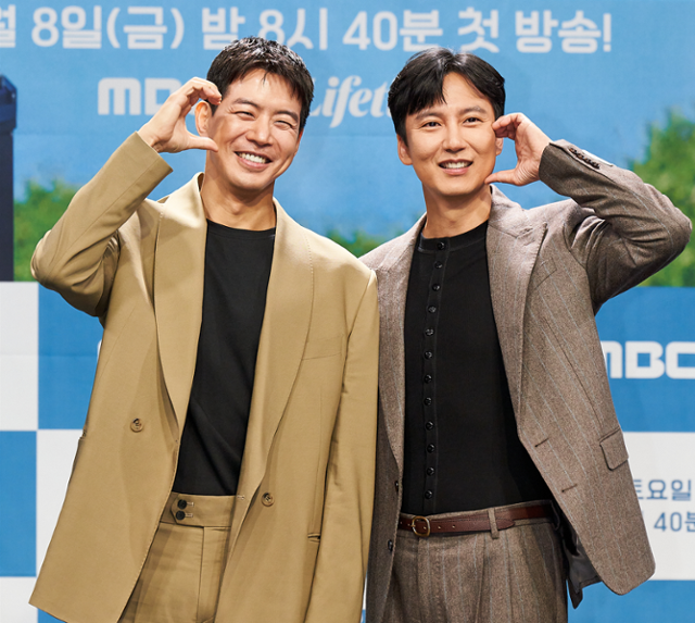 김남길과 이상윤이 '뭐라도 남기리'의 제작발표회에 참석했다. MBC 제공