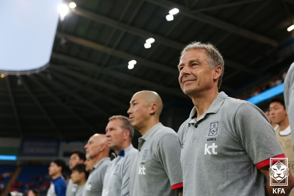 위르겐 클린스만 한국 남자 축구대표팀 감독. 대한축구협회 제공