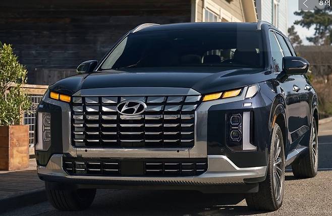 현대차 준대형 SUV 팰리세이드. [사진 출처=현대차]