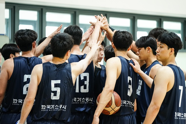 대구 한국가스공사 선수단. /사진=KBL