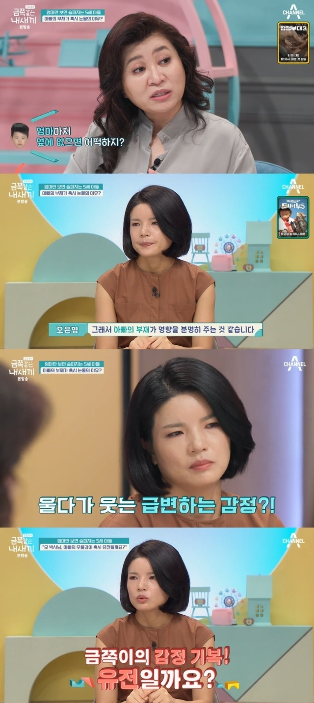 채널 A '요즘 육아 금쪽같은 내새끼' 방송 화면