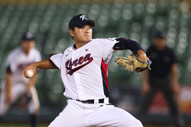 U-18 야구대표팀 김택연. /WBSC 홈페이지