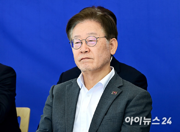 단식 9일차인 이재명 더불어민주당 대표가 지난 8일 국회 본관 앞 농성장에서 단식 농성을 이어가고 있다. [사진=곽영래 기자]