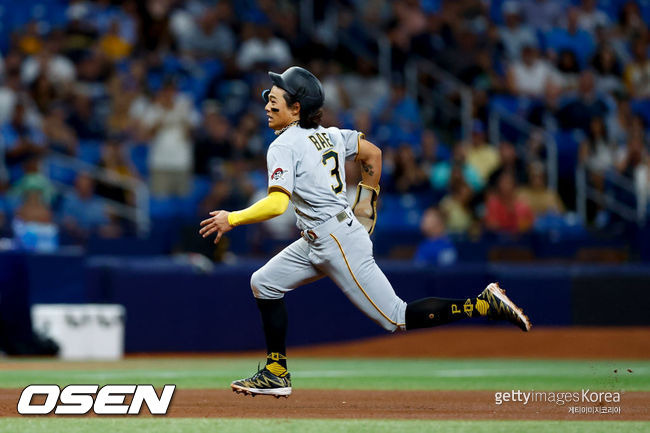 [사진] 피츠버그 파이어리츠 배지환. ⓒGettyimages(무단전재 및 재배포 금지)