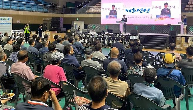 12일 전북 남원에서 14회 전북축산인 한마음대회가 열렸다. 전북도 제공