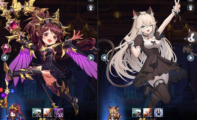 세라(좌) / 클로에(우)