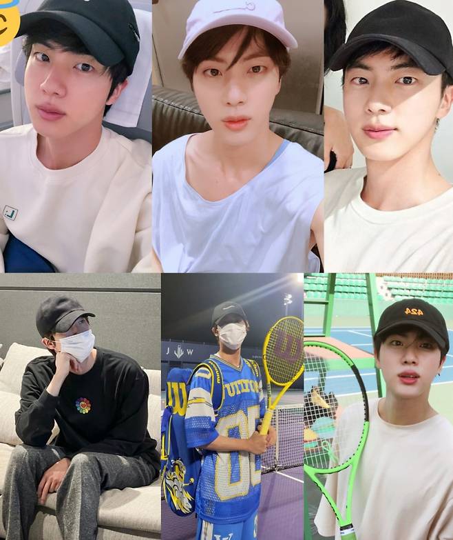 '비주얼 킹' 방탄소년단 진, '볼캡이 잘 어울리는 아이돌' 1위