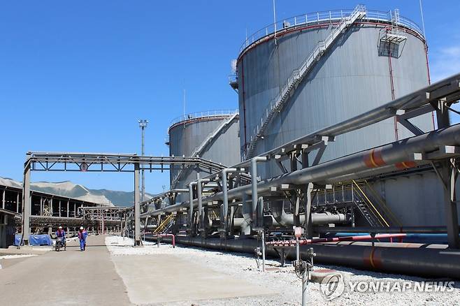 러시아 석유터미널 [로이터 연합뉴스 자료사진. 재판매 및 DB 금지]