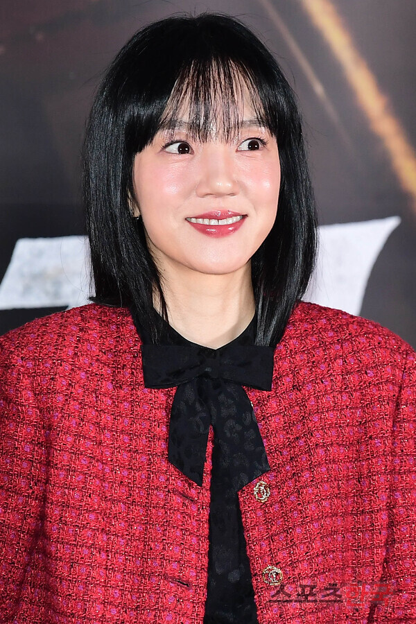 영화 '거미집' 언론시사회에 참석한 배우 임수정. ⓒ이혜영 기자 lhy@hankooki.com