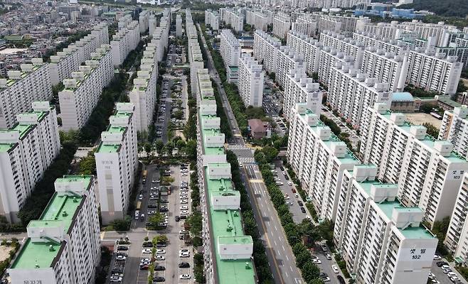 대전지역 아파트 모습. 뉴스1