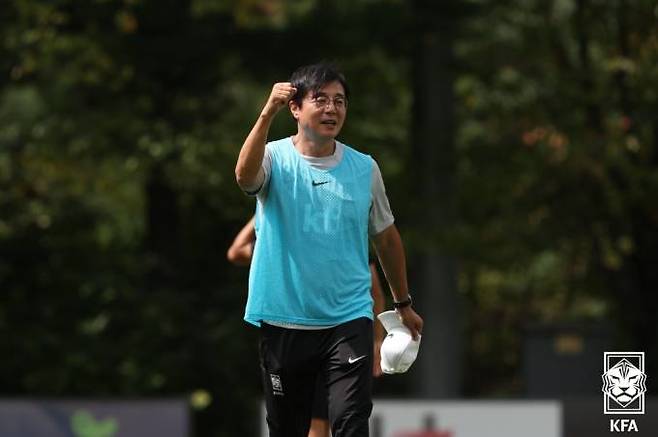 황선홍 항저우 아시안게임 축구대표팀 감독. 대한축구협회(KFA)