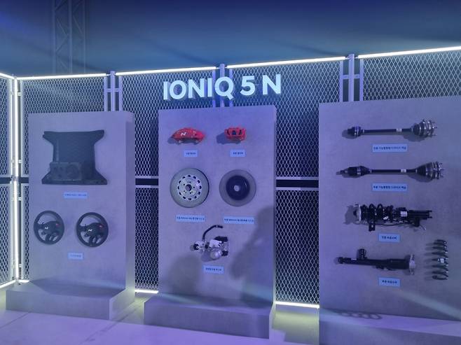 14일 서울 마포구 레이어 11에서 열린 '아이오닉 5 N 테크 데이'(IONIQ 5 N Tech Day). /사진=강주헌 기자