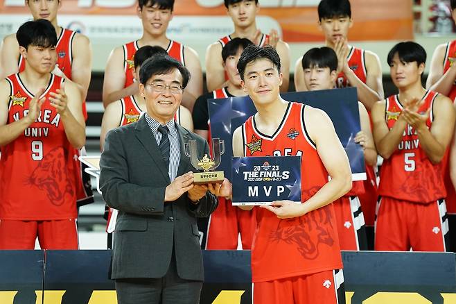 MVP 박무빈 [한국대학농구연맹 제공. 재판매 및 DB 금지]