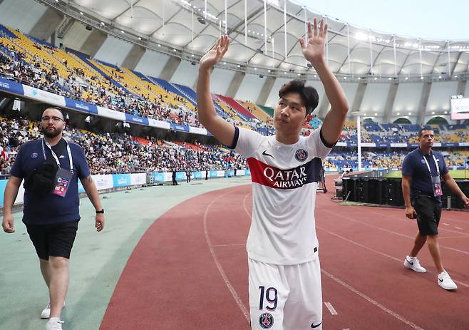 파리 생제르맹(PSG)의 이강인. /뉴스1