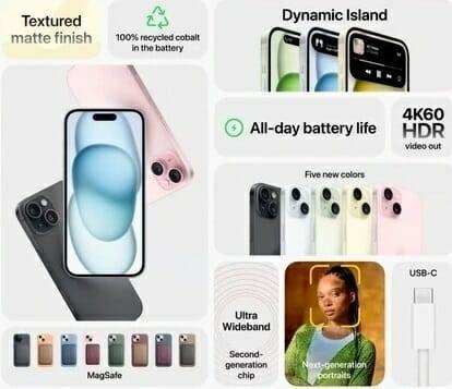 아이폰 15 플러스 (사진=애플)