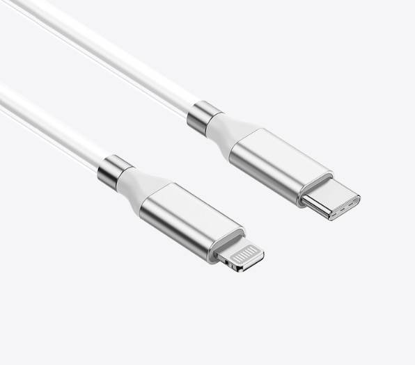 아이폰 전용 충전 단자인 8핀 단자(왼쪽)와 USB-C 단자. /만랩 제공