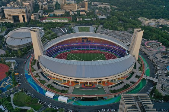 중국 항저우 황룽 스포츠센터. 신화통신=연합뉴스