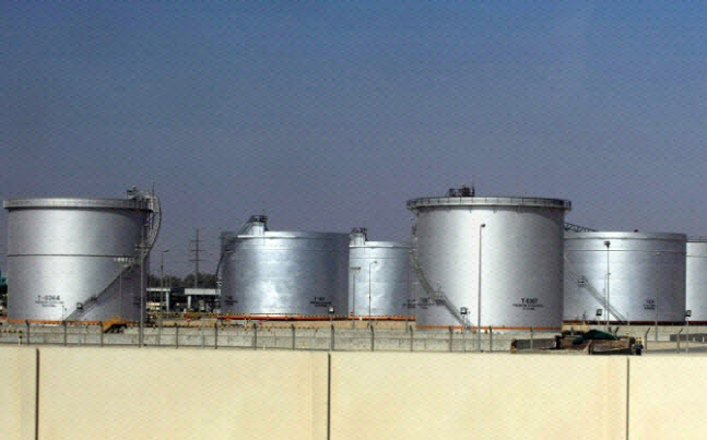 사우디아라비아 아람코의 원유 저장시설.(사진=AFP)