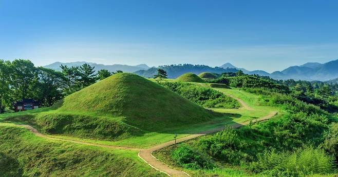 경남 함안 말이산고분군. (문화재청 제공) /사진=뉴스1