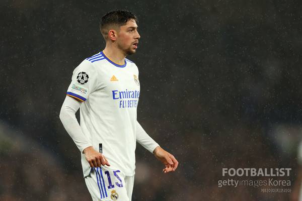 페데리코 발베르데(레알마드리드). 게티이미지코리아