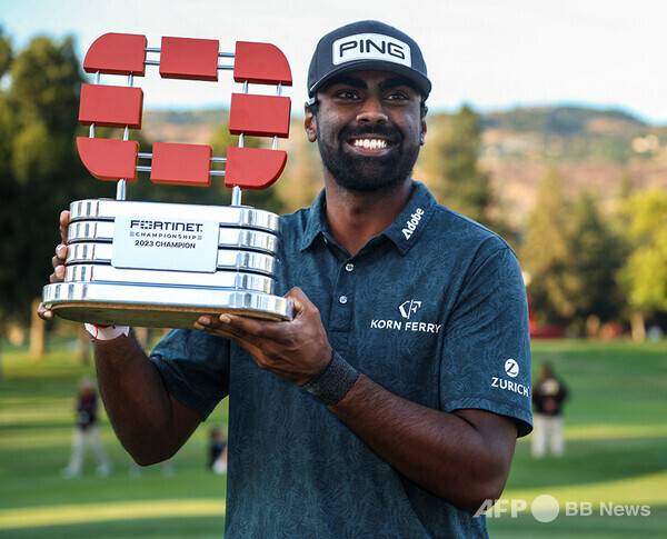 2023년 미국프로골프(PGA) 투어 '가을 시리즈' 포티넷 챔피언십에서 우승을 차지한 사히스 티갈라. 사진제공=ⓒAFPBBNews = News1