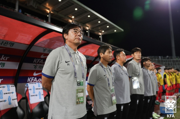 황선홍 아시안게임 축구대표팀 감독. 사진=대한축구협회