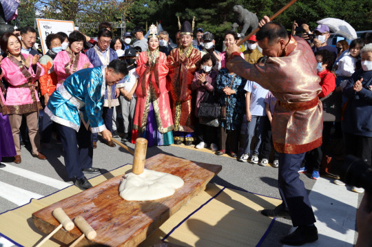 지난해 공주시 인절미 축제 모습.